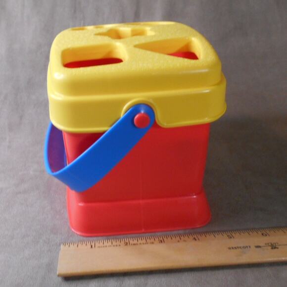 Fisher Price 2006 Baby's First Blocks Shape Sorter Red L4804 Complete - Picture 6 of 10